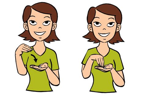 Again in sign language - American Sign Language: "again / do over / repeat" AGAIN: Handshape: Right hand = "bent-hand" Left hand = "flat hand" Location: Neutral signing area in front of the body Palm Orientation: Right hand = starts facing up or at a "10 o'clock" position. Left hand = varies: palm up, palm right, or "neutral 2 o'clock position" 